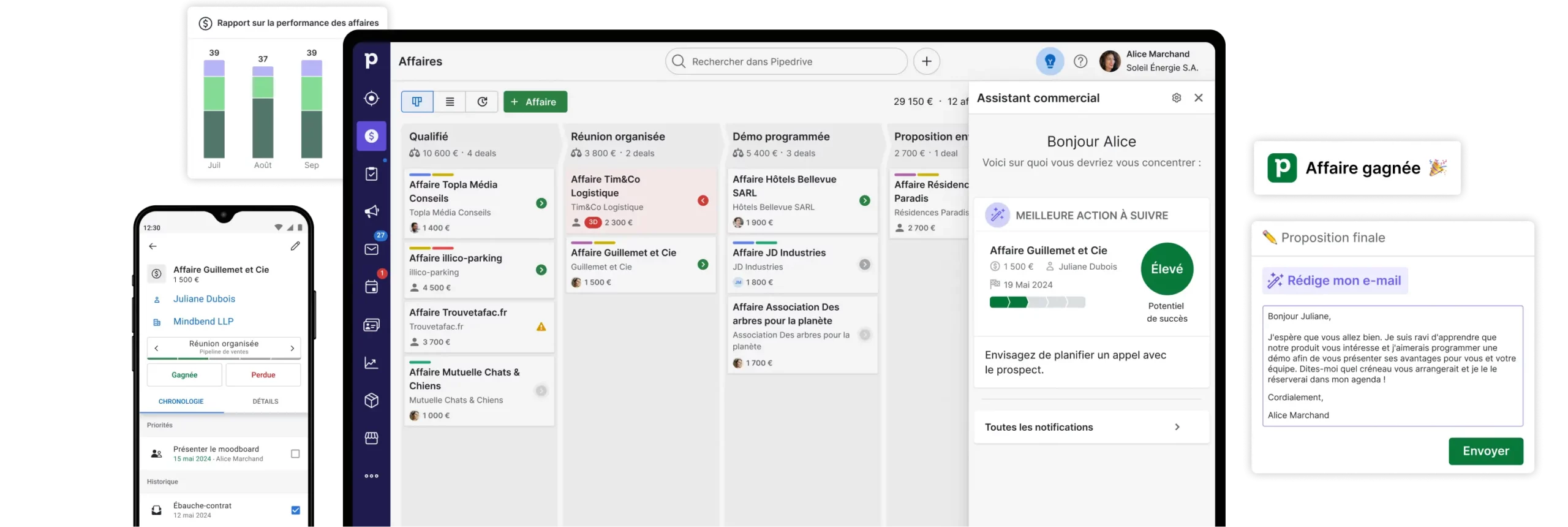 Pipedrive CRM Interface