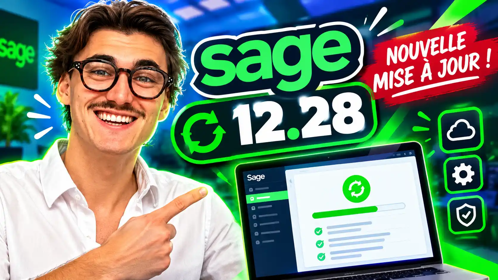 Sage 100 v12.28 : ce qui change en octobre 2026 et comment passer à jour vite