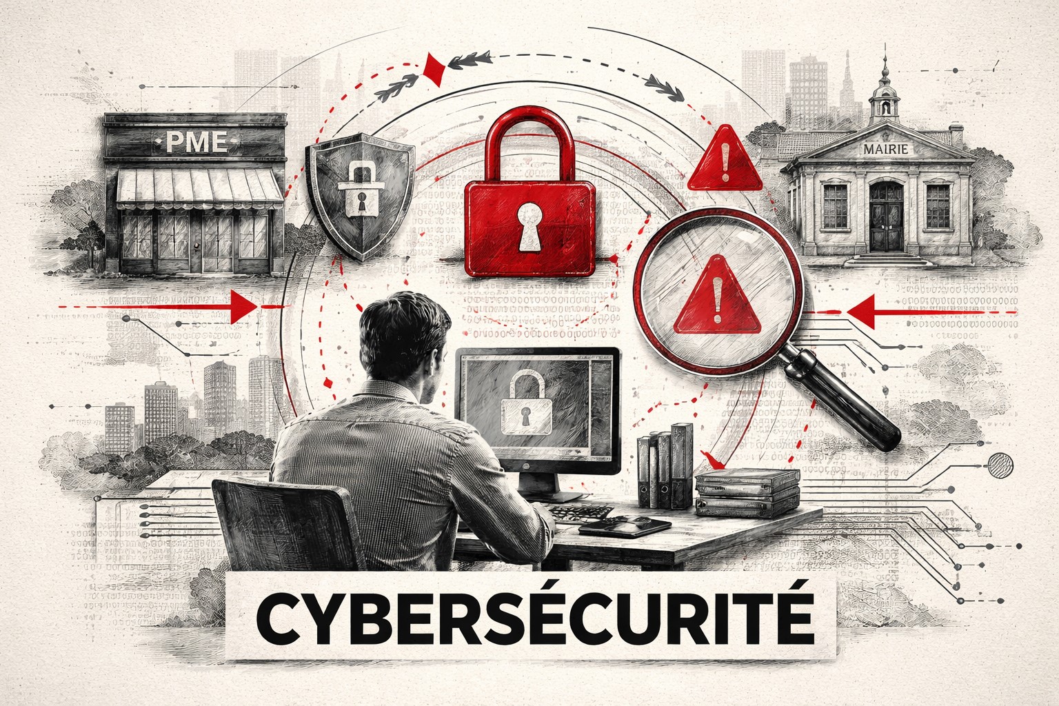 Analyse des risques cyber d'une PME : sauvegarde, identités, messagerie, postes et détection