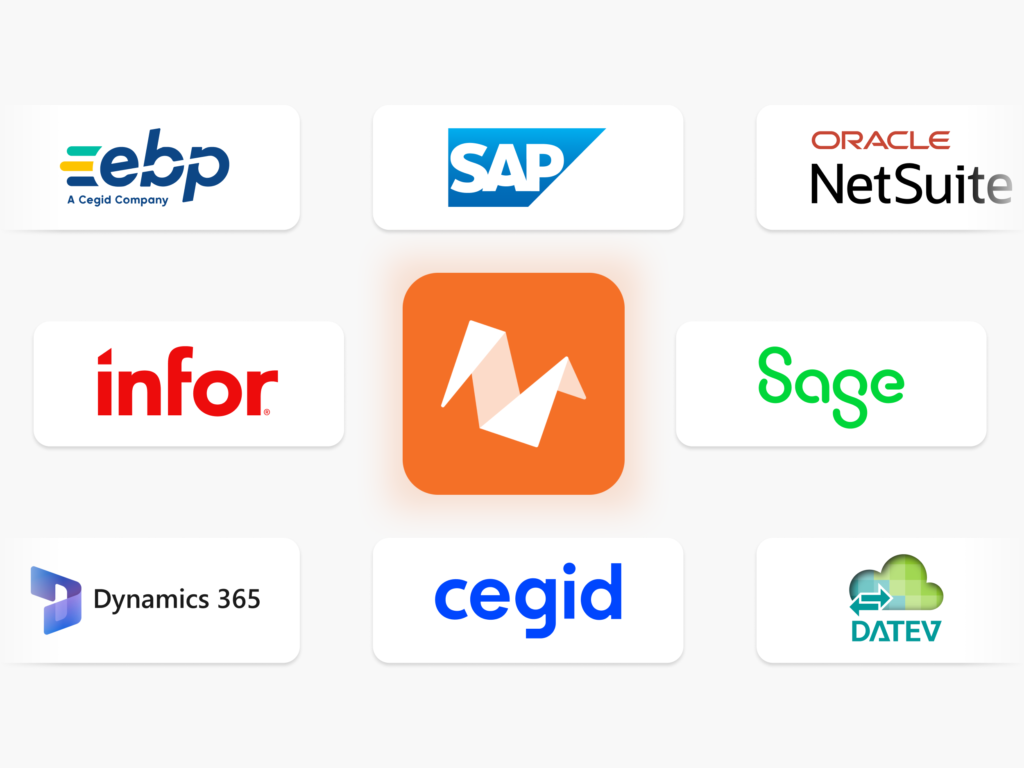 Export comptable N2F — génération automatique des écritures comptables depuis les notes de frais vers l'ERP